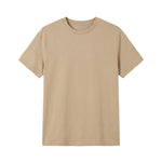 T-shirt in 84% Cotone 16% Elastan Cammello