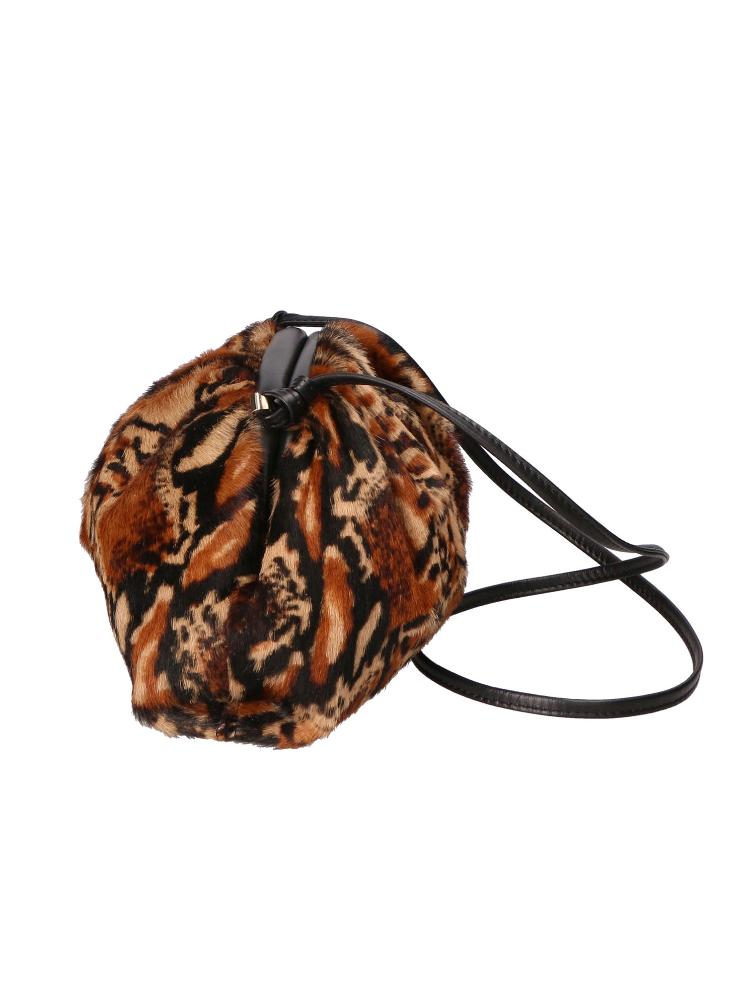 Astrid Borsa a spalla da donna Vera pelle 05476-NERO PITONE CUOIO 007 Gave Lux