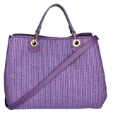 Borsa a mano da donna Paglia & Pelle MYB-05168-SS-307+D45 VIOLA My Best Bag