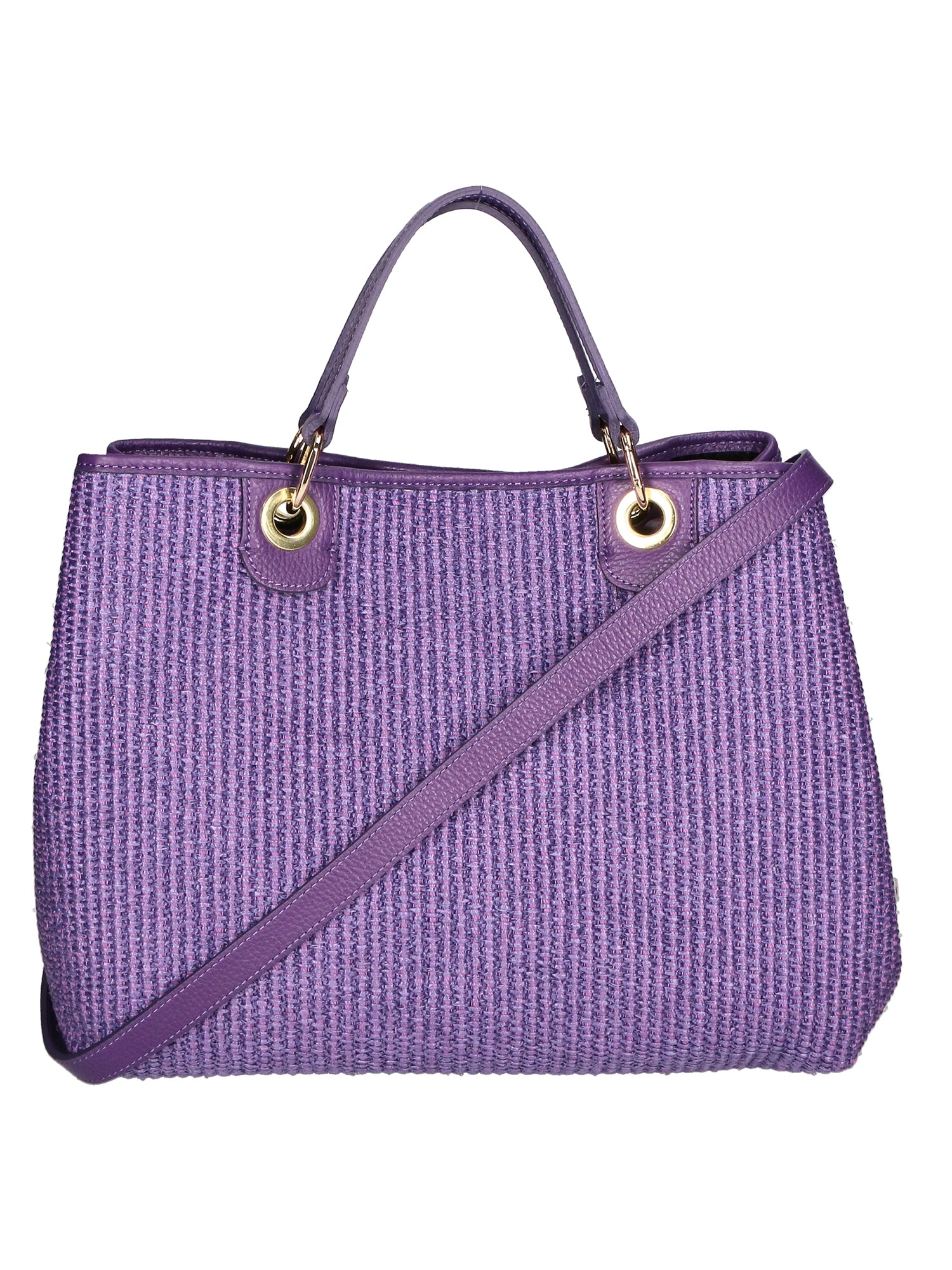 Borsa a mano da donna Paglia & Pelle MYB-05168-SS-307+D45 VIOLA My Best Bag