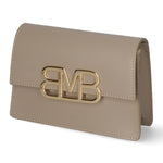 Borsa a tracolla da donna Vera pelle MYB-8039-FW-L113 TAUPE CHIARO My Best Bag