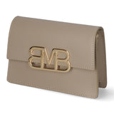 Borsa a tracolla da donna Vera pelle MYB-8039-FW-L113 TAUPE CHIARO My Best Bag