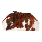 Astrid Borsa a spalla da donna Vera pelle 05476-NERO MUCCA 005 Gave Lux
