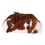 Astrid Borsa a spalla da donna Vera pelle 05476-NERO MUCCA 005 Gave Lux