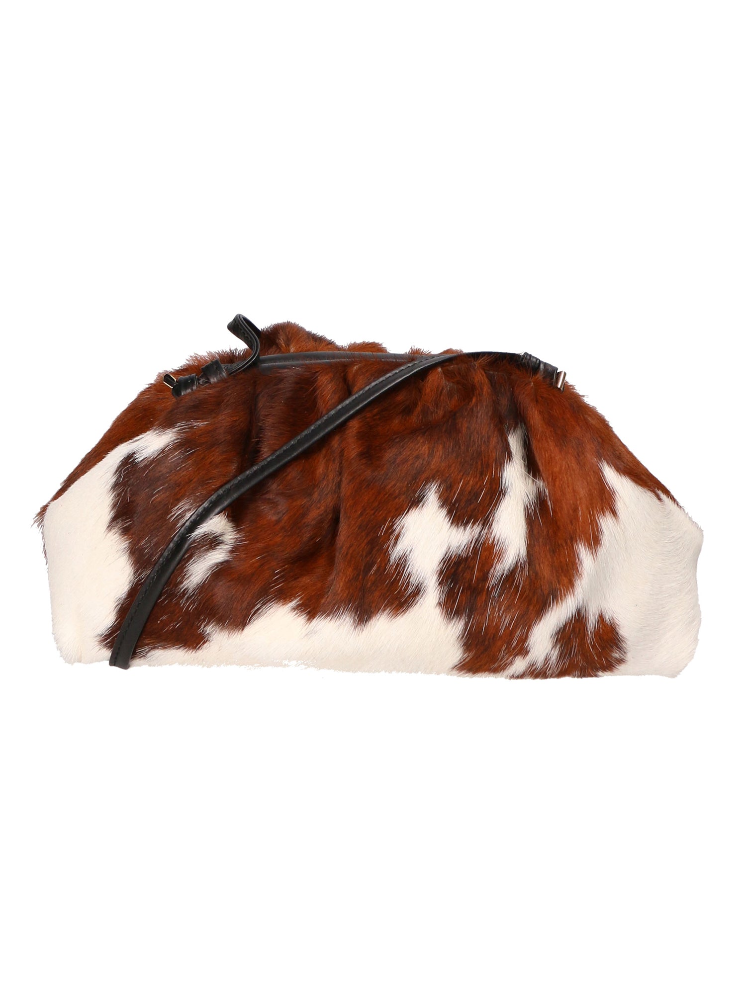 Astrid Borsa a spalla da donna Vera pelle 05476-NERO MUCCA 005 Gave Lux