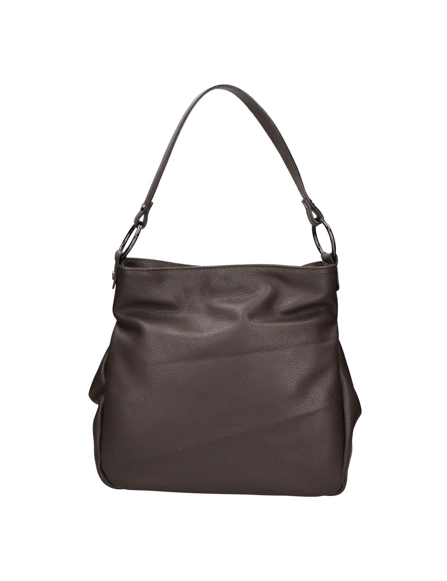Bea Borsa a spalla da donna 100% pelle 05710-D23 T.MORO DARK BROWN Gave Lux