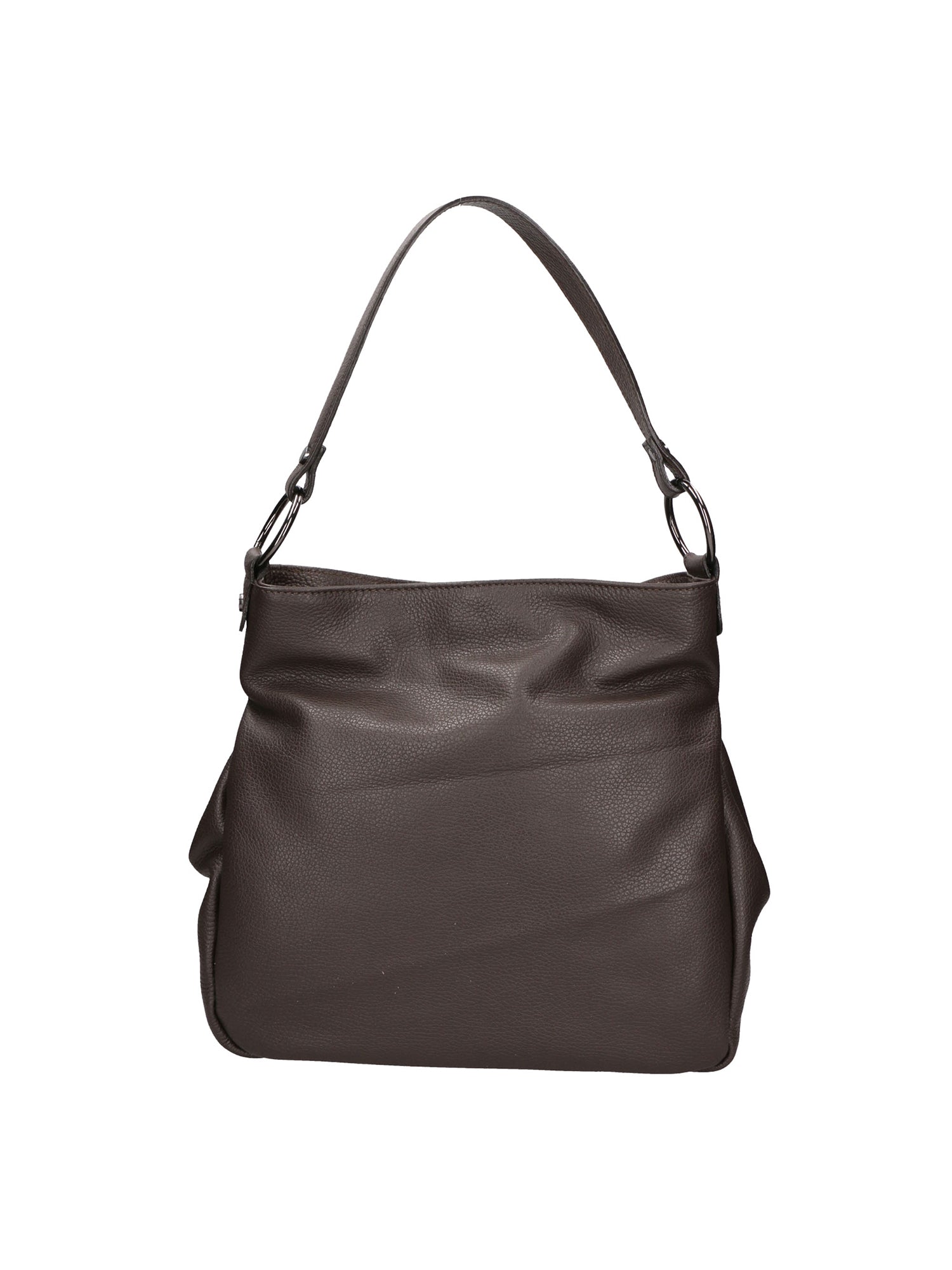 Bea Borsa a spalla da donna 100% pelle 05710-D23 T.MORO DARK BROWN Gave Lux