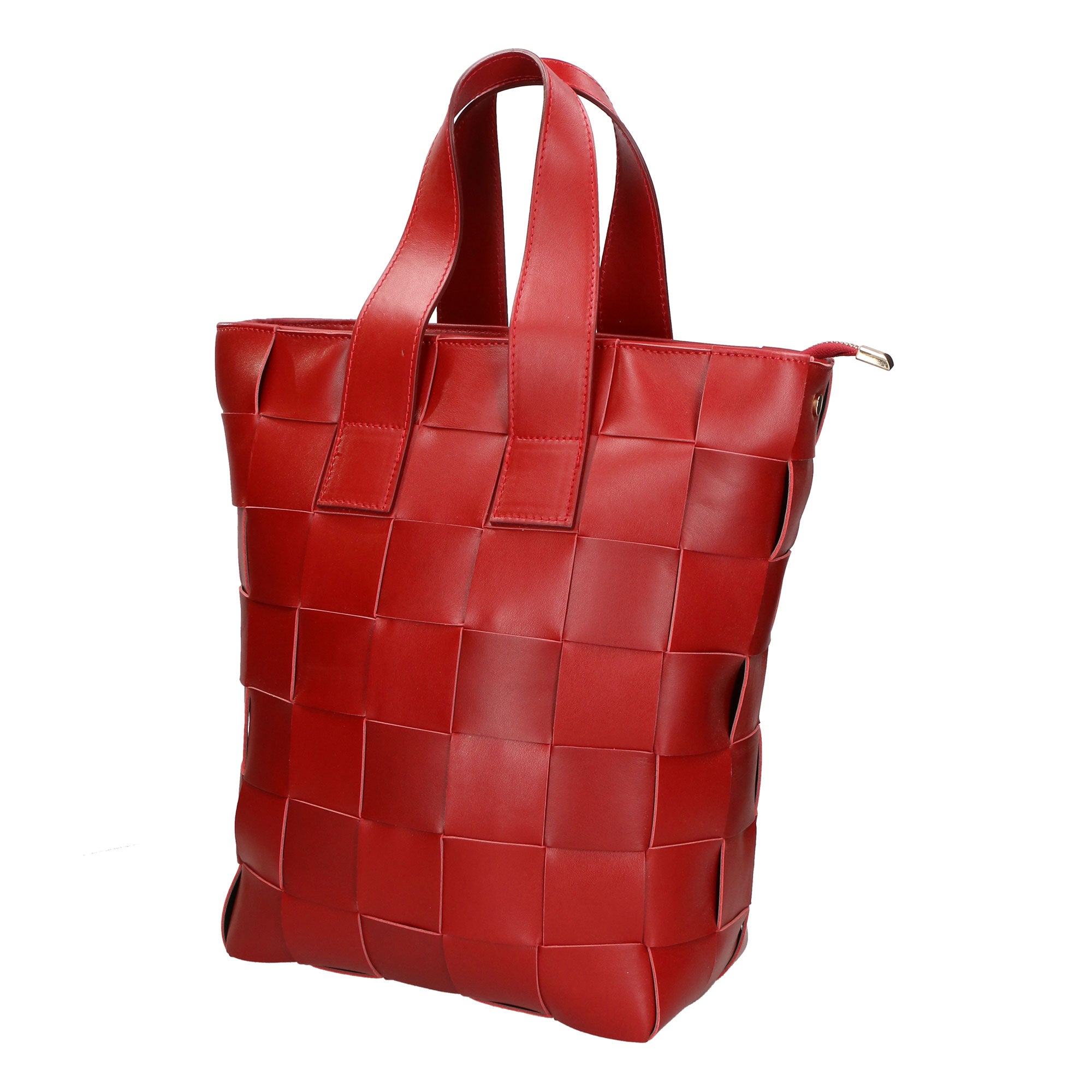 Borsa a mano da donna 100% pelle MYB-6026-FW-6904 BORDO My Best Bag