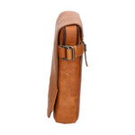 Borsa a tracolla da uomo 100% vera pelle HILB-3200-CUOIO Hill Burry