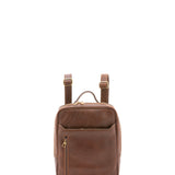 Unisex-Rucksack aus echtem Leder, hergestellt in Italien, 27 x 36 x 8 cm