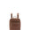 Zaino unisex in vera pelle Made in Italy 100% cotone 4057-TESTA DI MORO Alessia Firenze