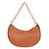 Loreta Borsa a spalla da donna Vera pelle 06511-D17 CUOIO SCURO Gave Lux