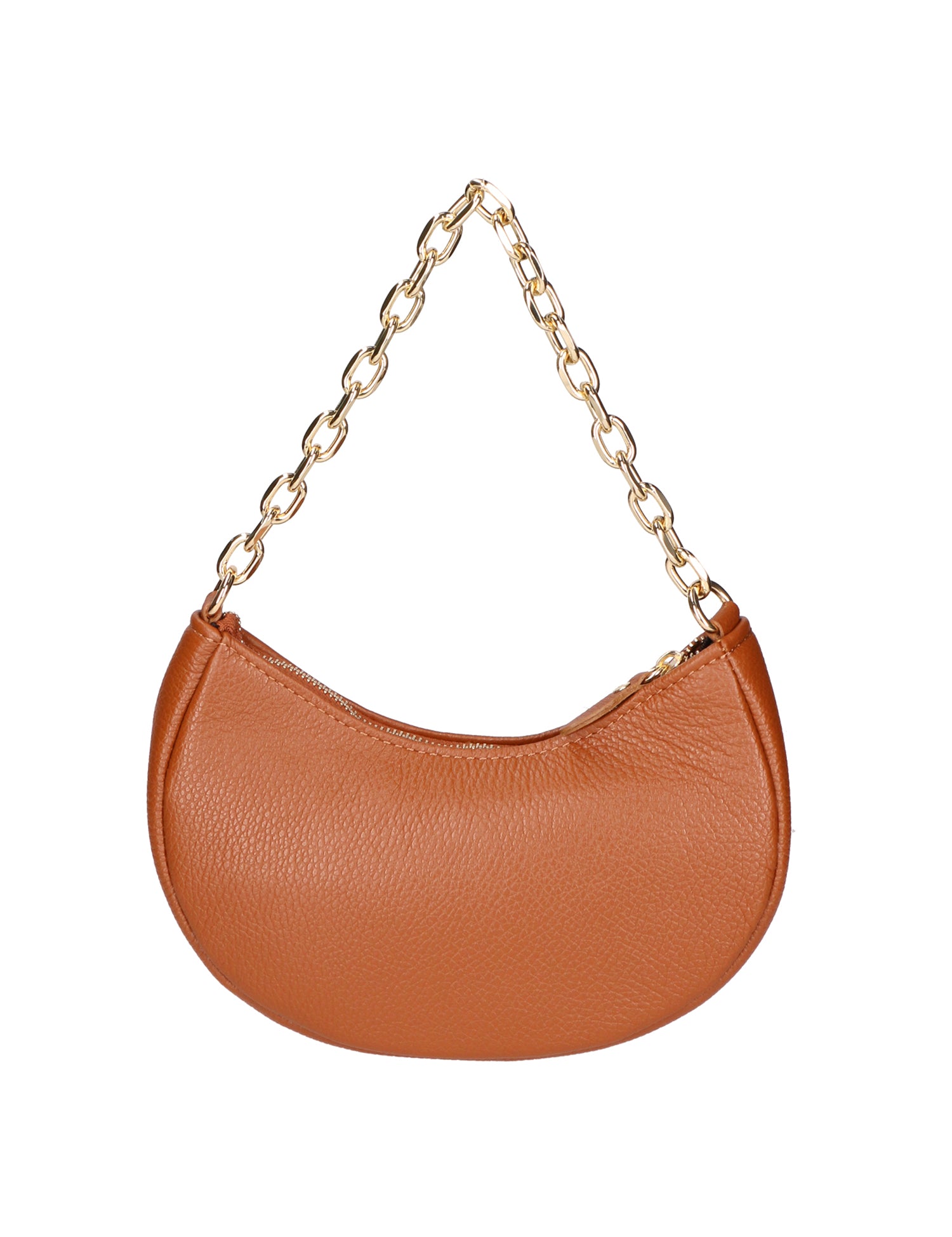 Loreta Borsa a spalla da donna Vera pelle 06511-D17 CUOIO SCURO Gave Lux