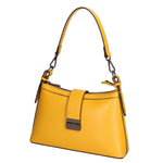 Aurelia Borsa a spalla da donna Vera pelle 05694-PL36 SENAPE Gave Lux
