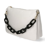 Borsa a tracolla da donna Vera pelle MYB-8019-FW-D01 BIANCO My Best Bag