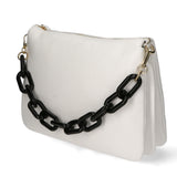 Borsa a tracolla da donna Vera pelle MYB-8019-FW-D01 BIANCO My Best Bag