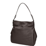 Bea Borsa a spalla da donna 100% pelle 05710-D23 T.MORO DARK BROWN Gave Lux