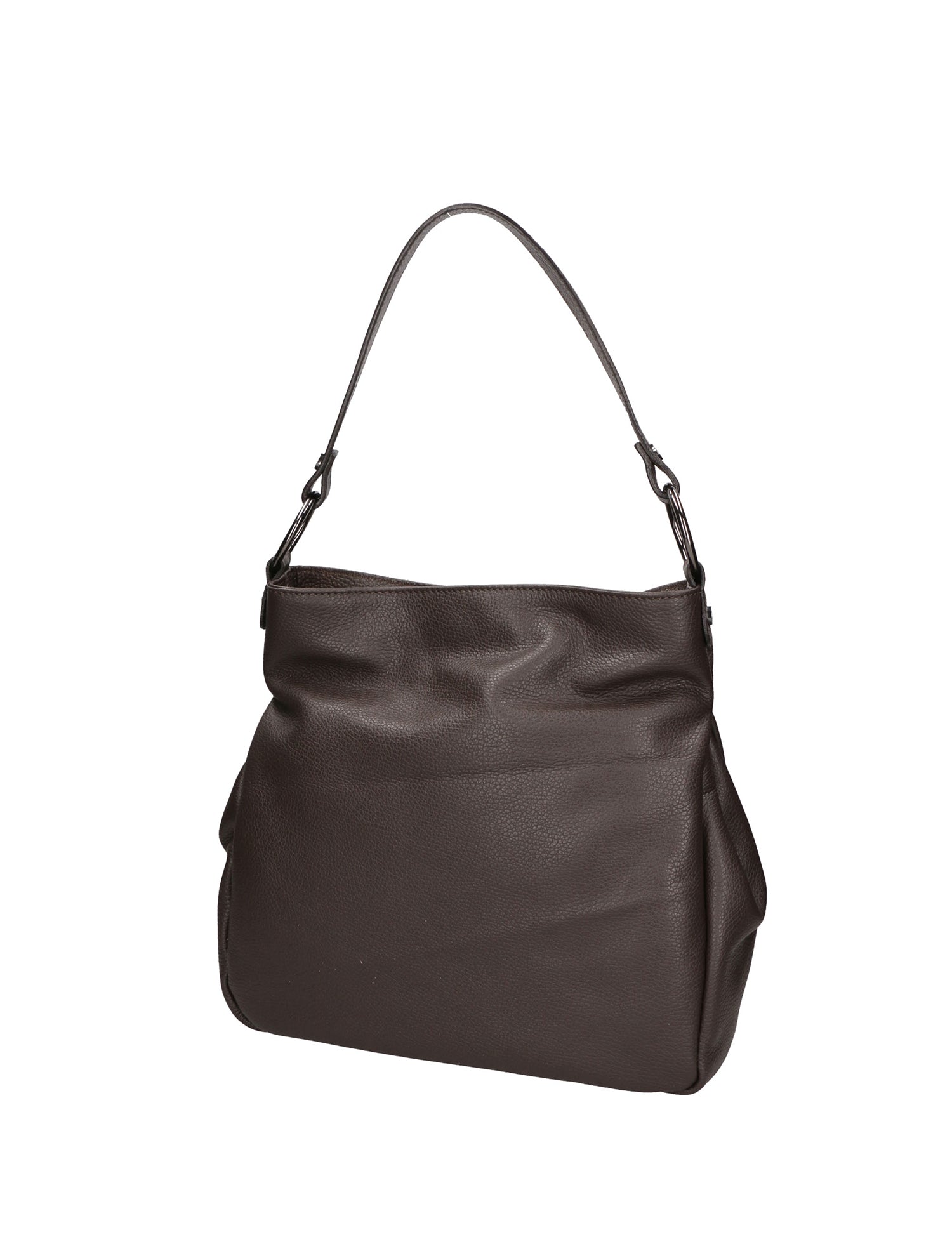 Bea Borsa a spalla da donna 100% pelle 05710-D23 T.MORO DARK BROWN Gave Lux