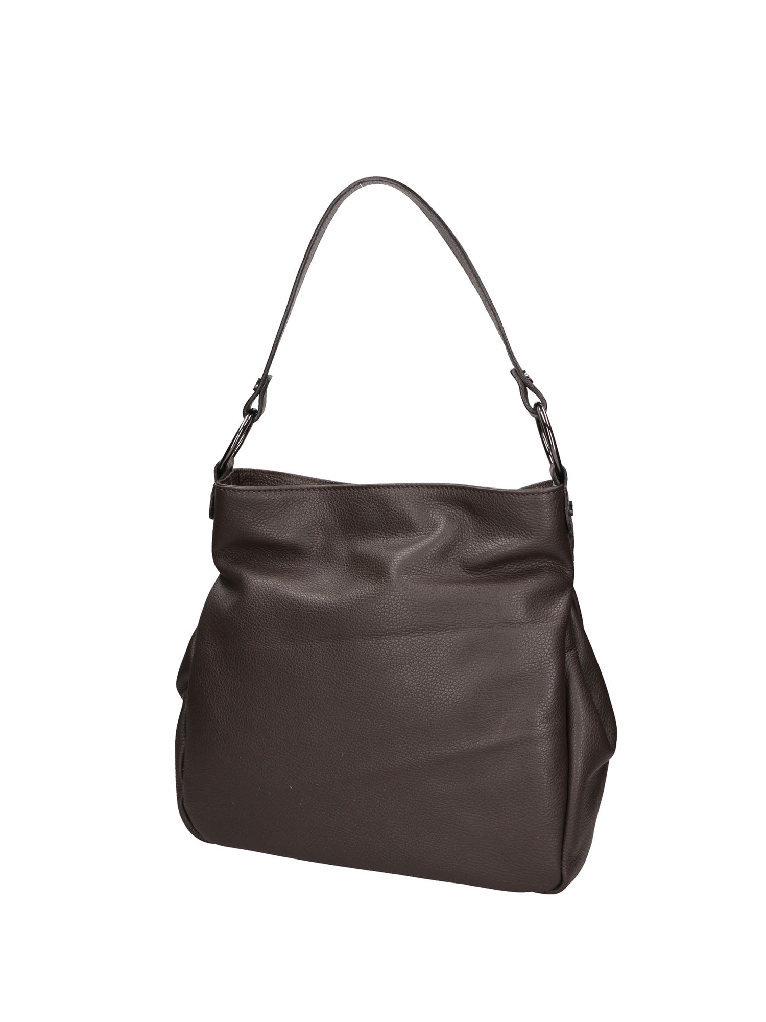 Bea Borsa a spalla da donna 100% pelle 05710-D23 T.MORO DARK BROWN Gave Lux