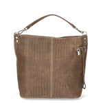 Elga Borsa a spalla da donna Vera pelle 80051-TAUPE Gave Lux