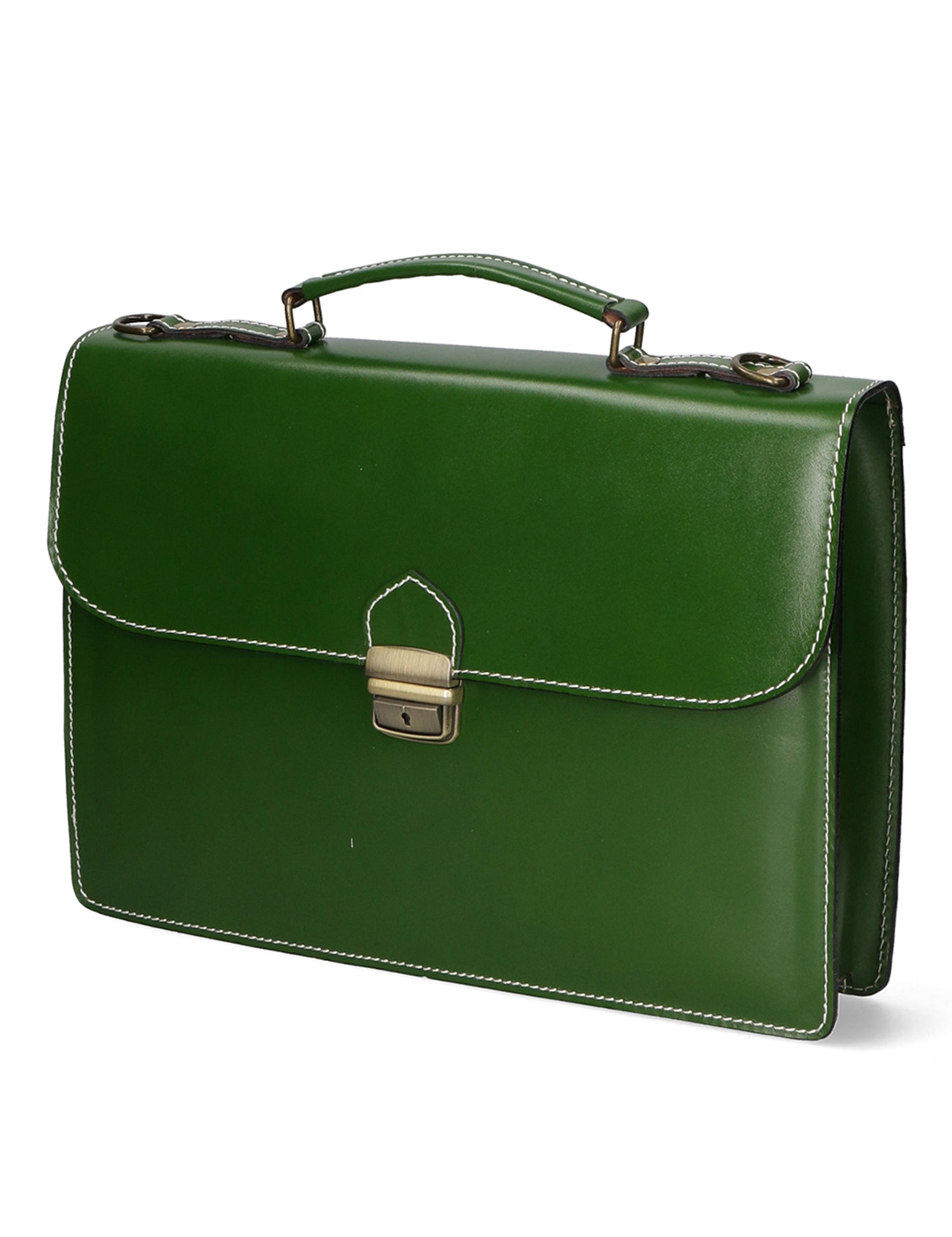 Dafne Borsa in Vera Pelle Verde Chiara Ferretti