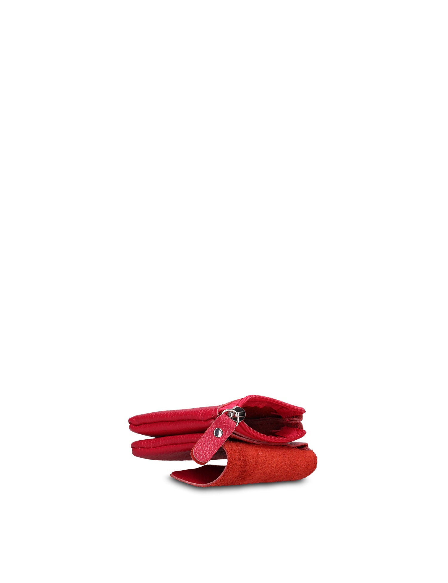 Portamonete in Pelle Vegana Rosso