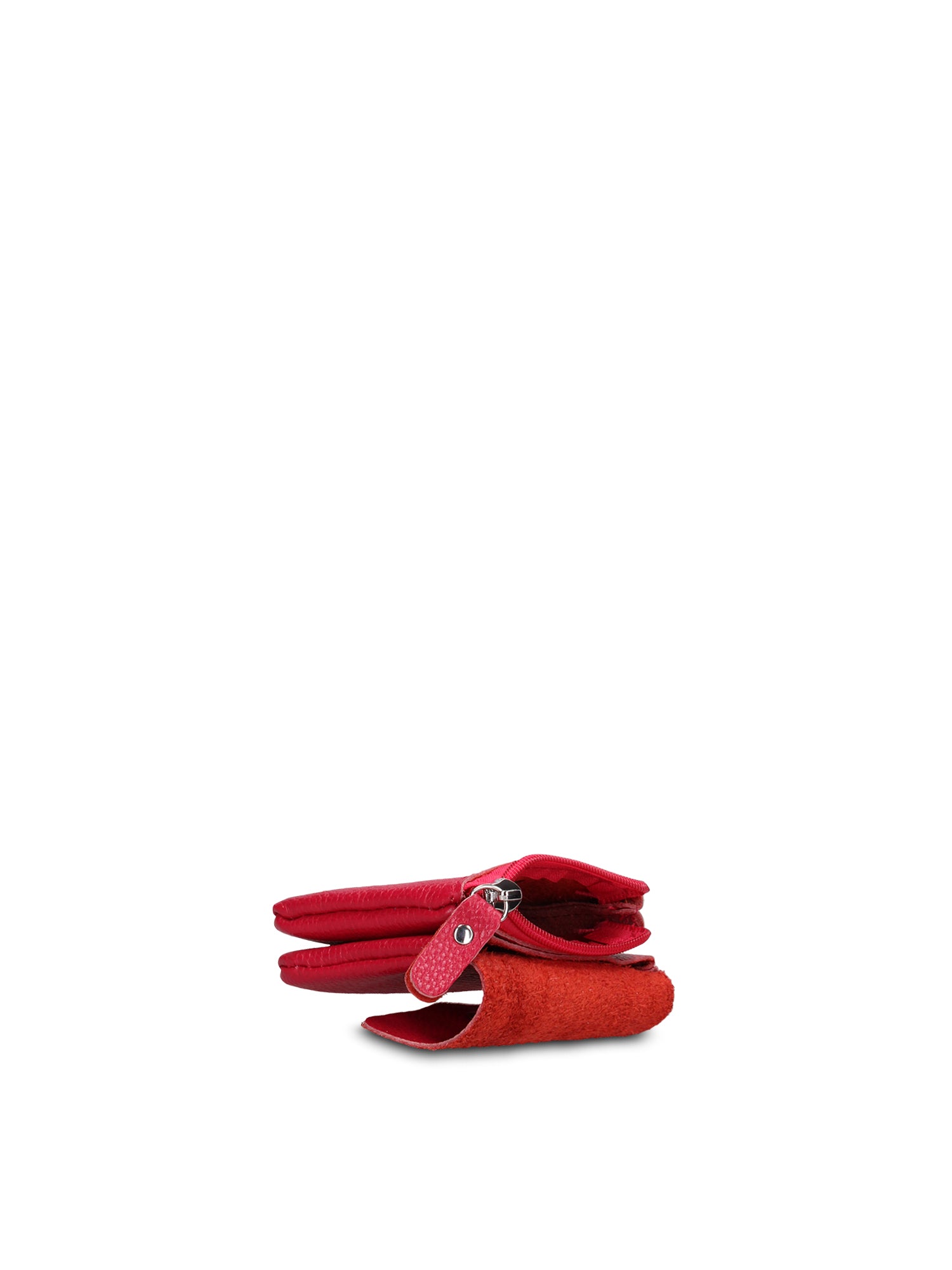 Portamonete in Pelle Vegana Rosso