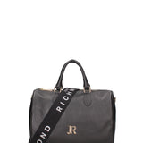 Borsa a mano da donna 100% vera pelle JR-W-1156-JRDO-BLACK + GOLD John Richmond