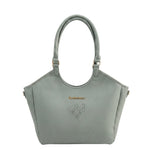 Borsa a Spalla in Pvc Verde