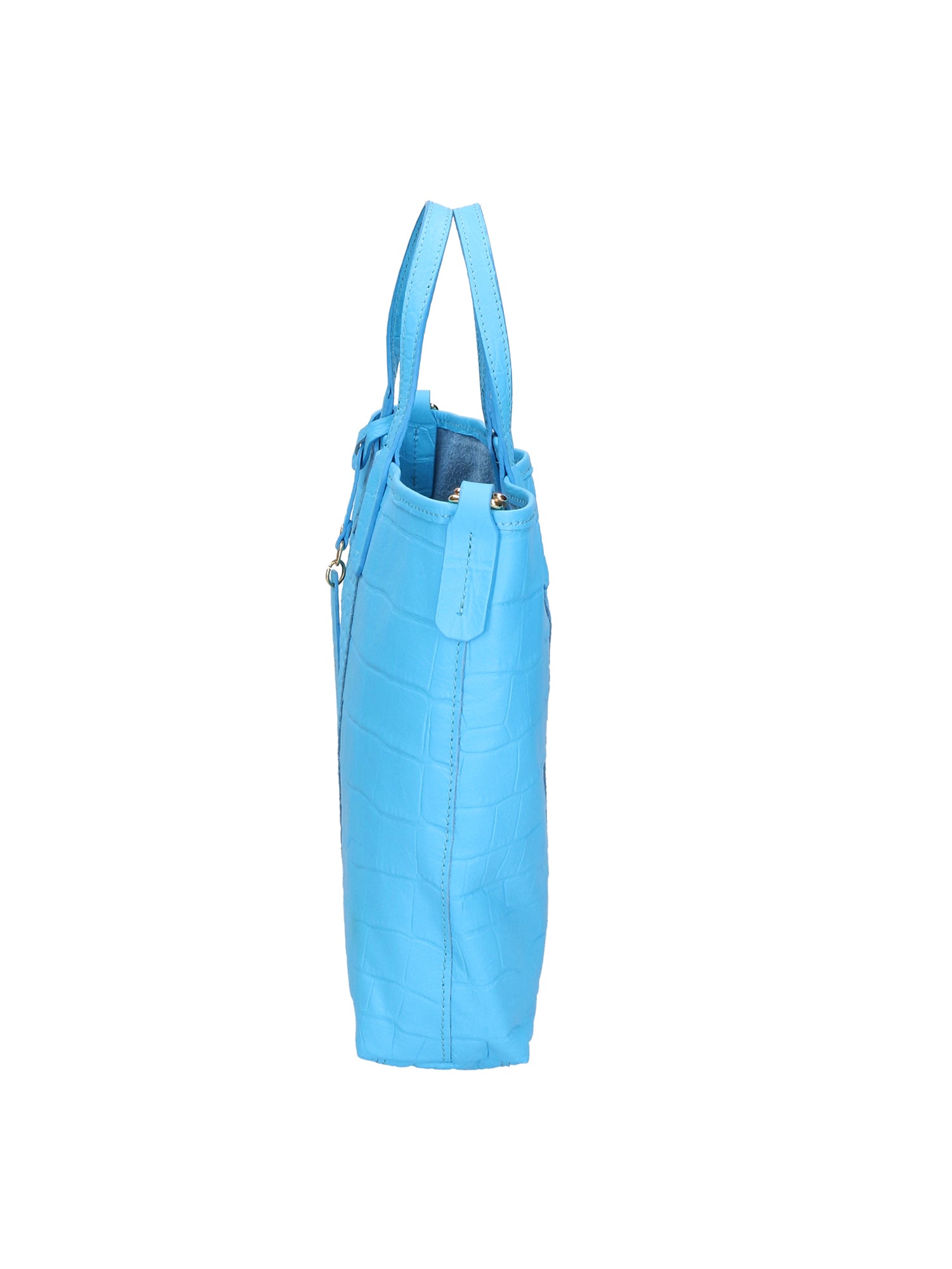 Borsa a mano da donna Vera pelle MYB-7044-SS-SS99 TURCHESE My Best Bag