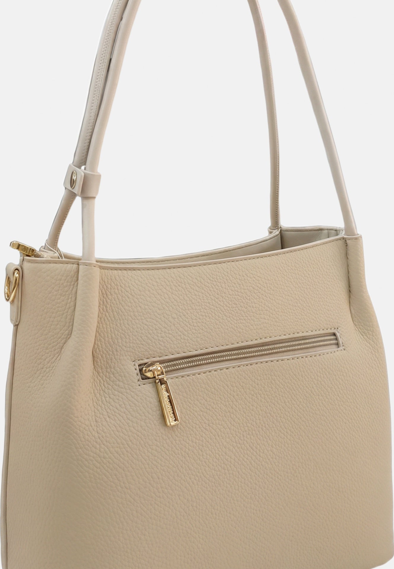 Borsa a Spalla in Pvc Verde Militare