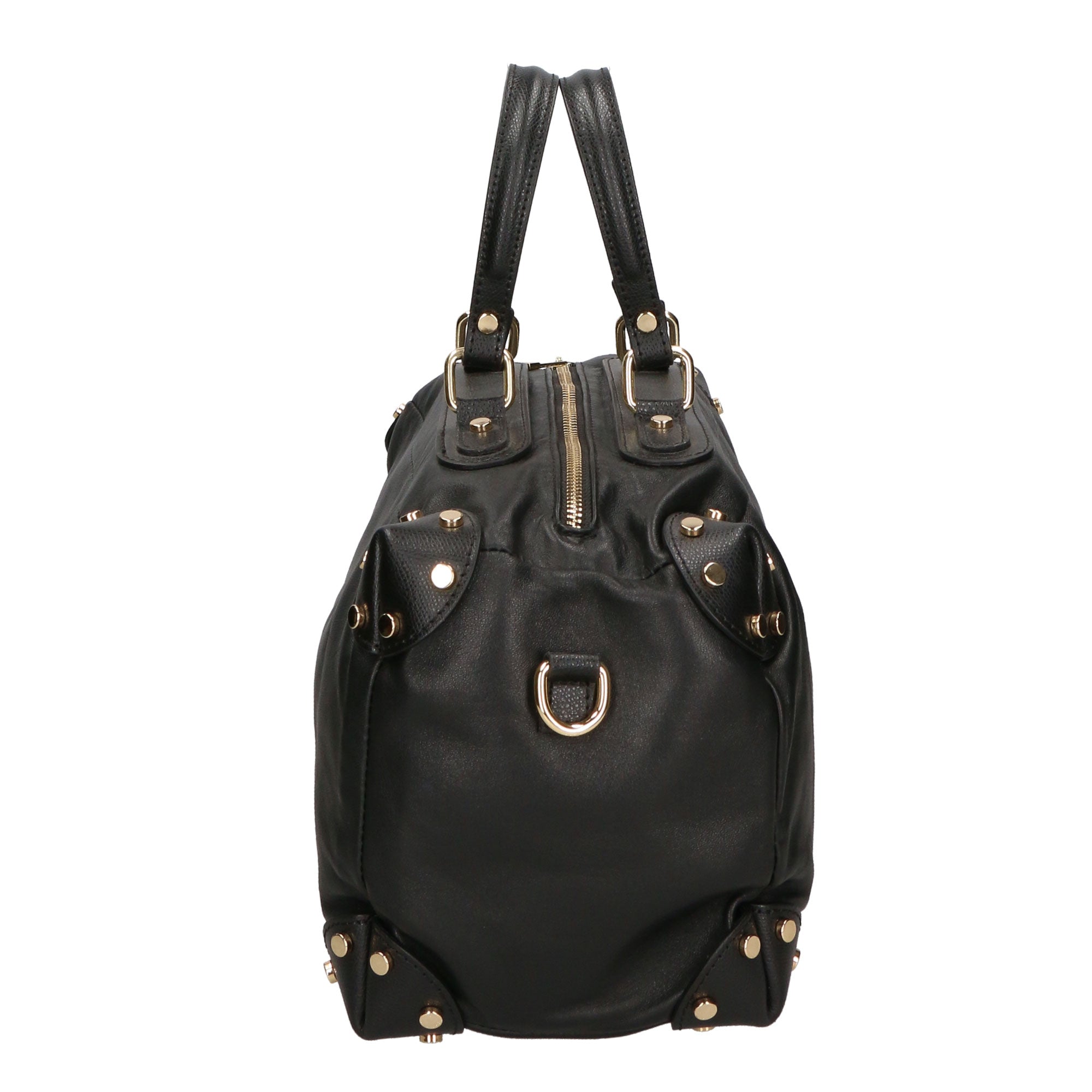 Borsa a mano da donna 100% pelle MYB-7014-SS-NERO 21+P636 NERO My Best Bag