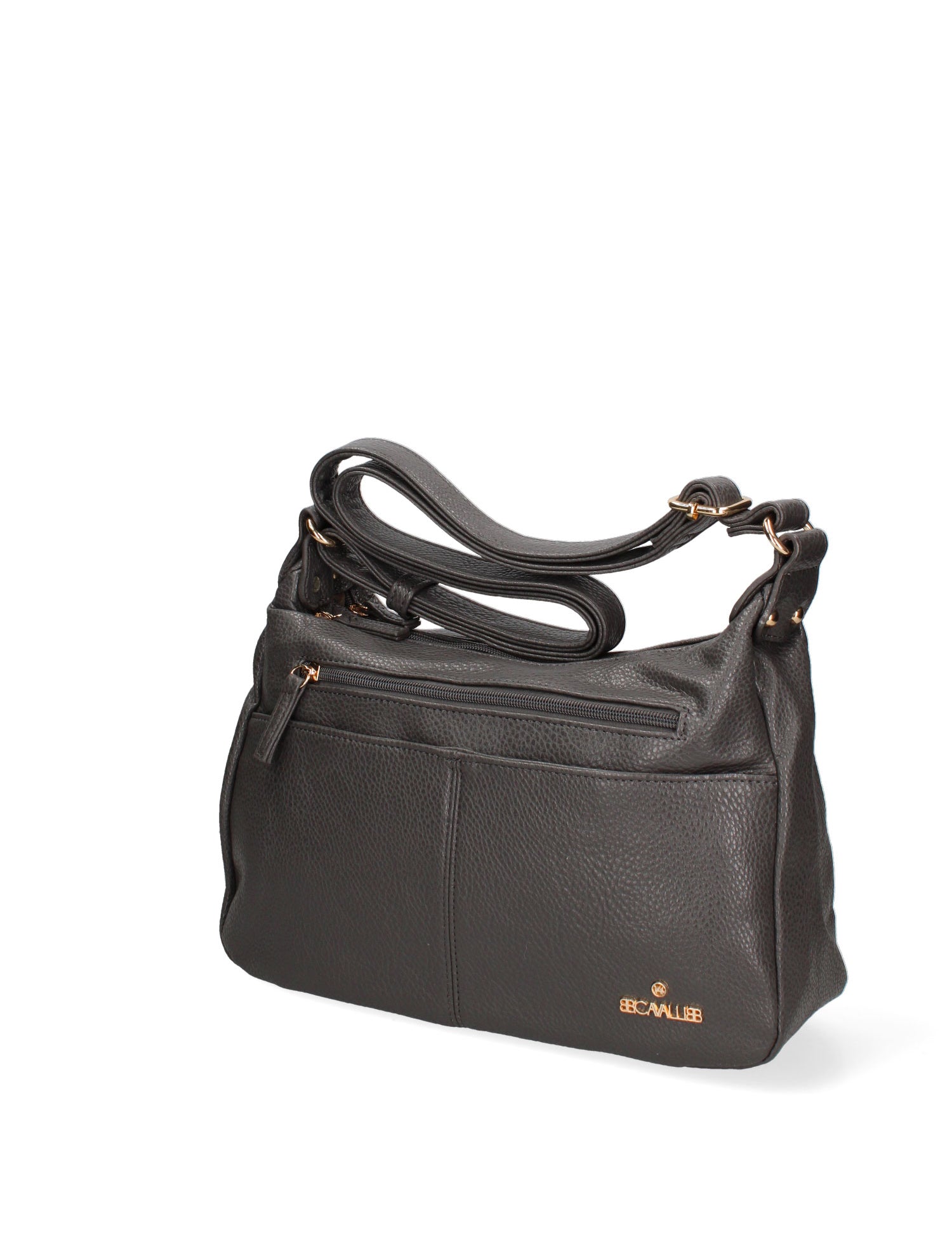 Borsa a spalla da donna Ecopelle BC1345-DARK GREY B Cavalli