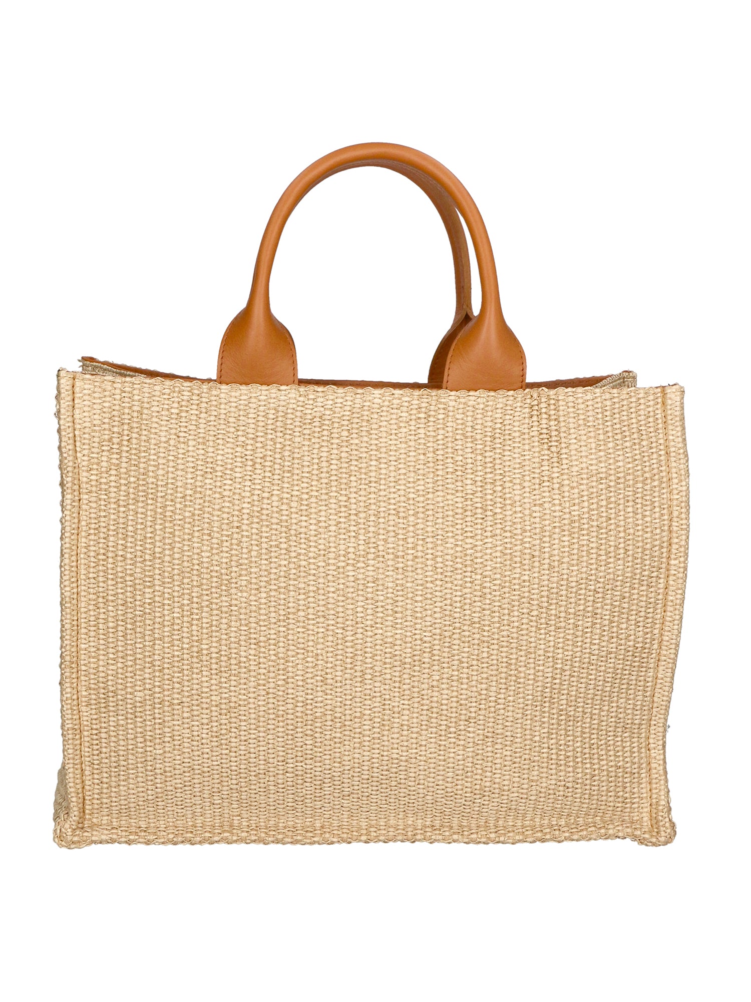 Borsa a mano da donna Misto pelle e tessuto MYB-05117-SS-141+S44 CUOIO My Best Bag