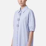 Vestito in Cotone Blu