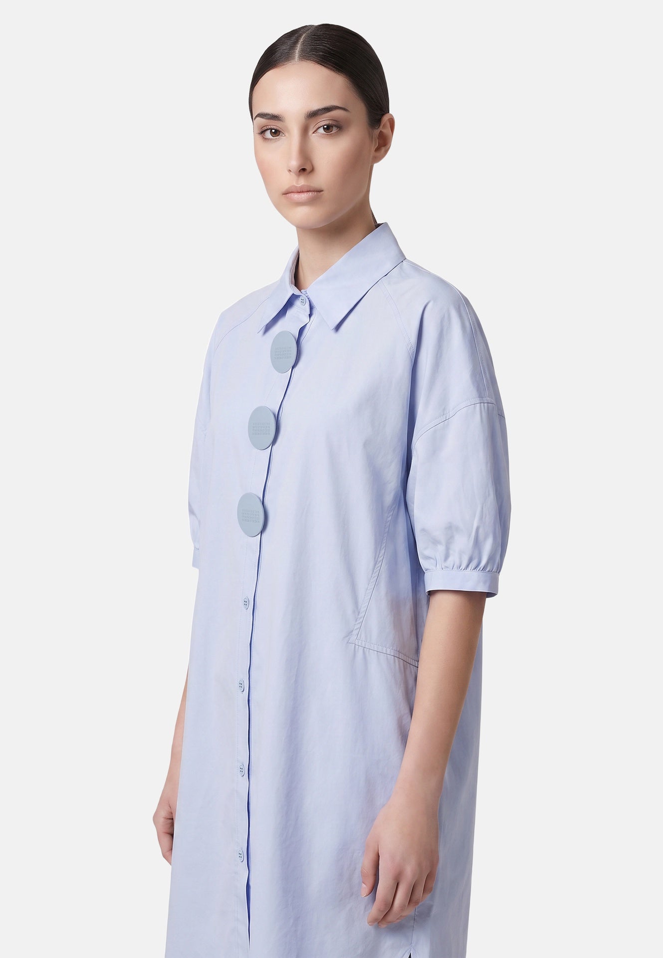 Vestito in Cotone Blu