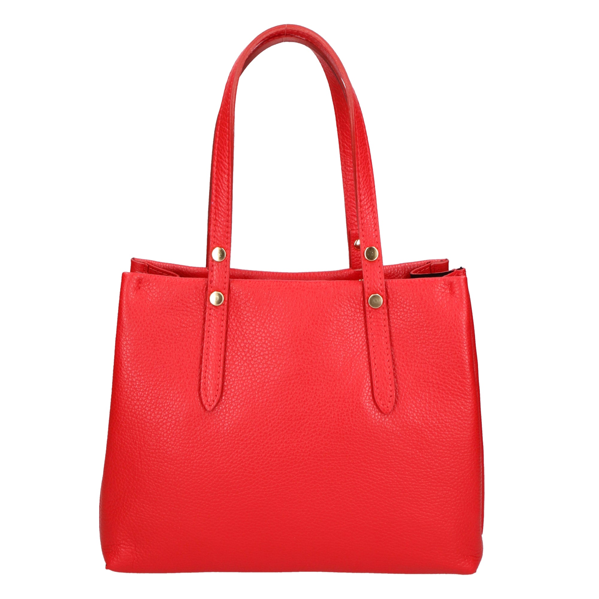 Iris Borsa a spalla da donna 100% pelle 06245-D58 ROSSO FERRARI Gave Lux