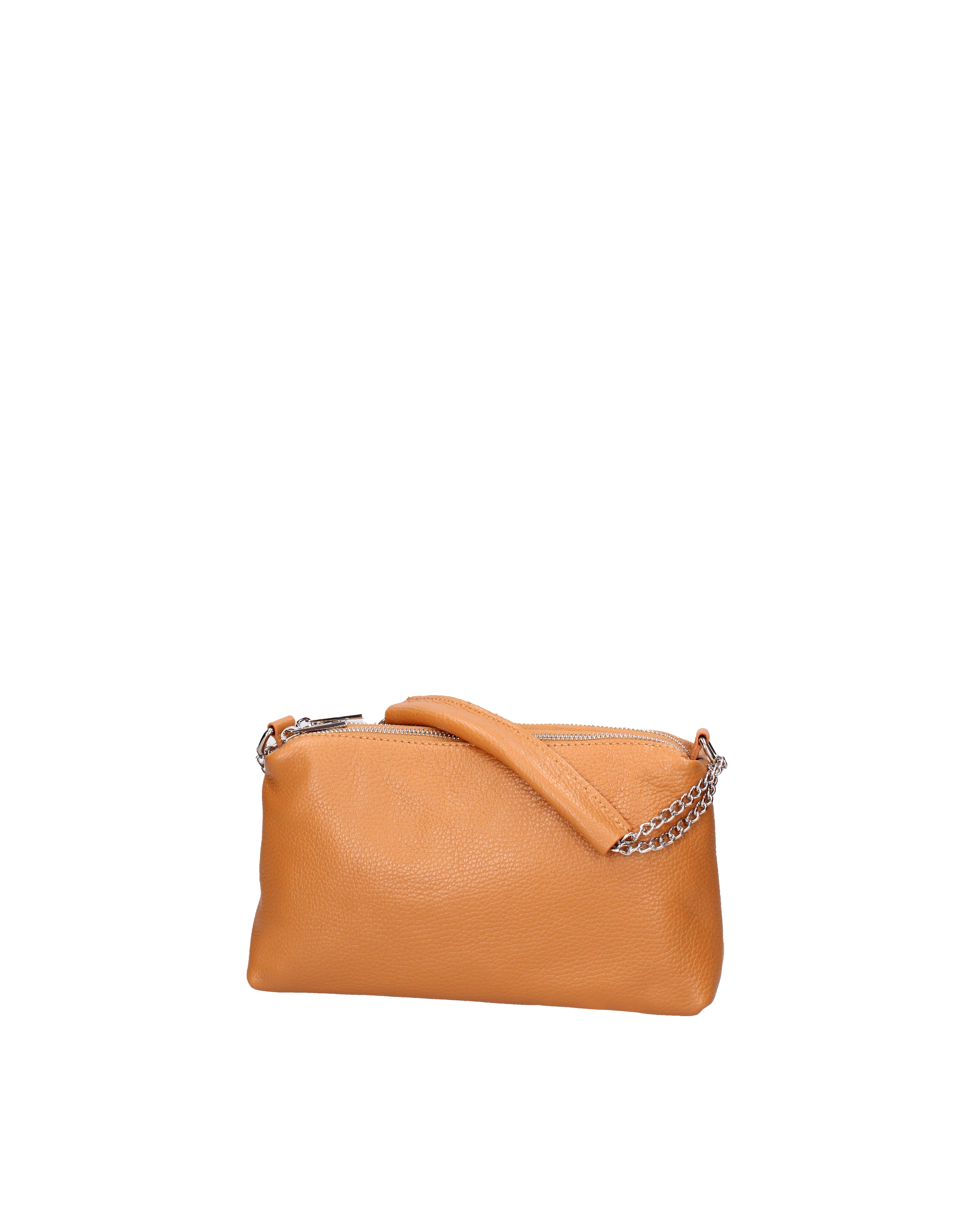 Borsa a spalla da donna Vera pelle 07141-D44 CUOIO Viola Castellani