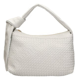 Iole Borsa a spalla da donna Vera pelle 06051-BIANCO FREDDO Gave Lux