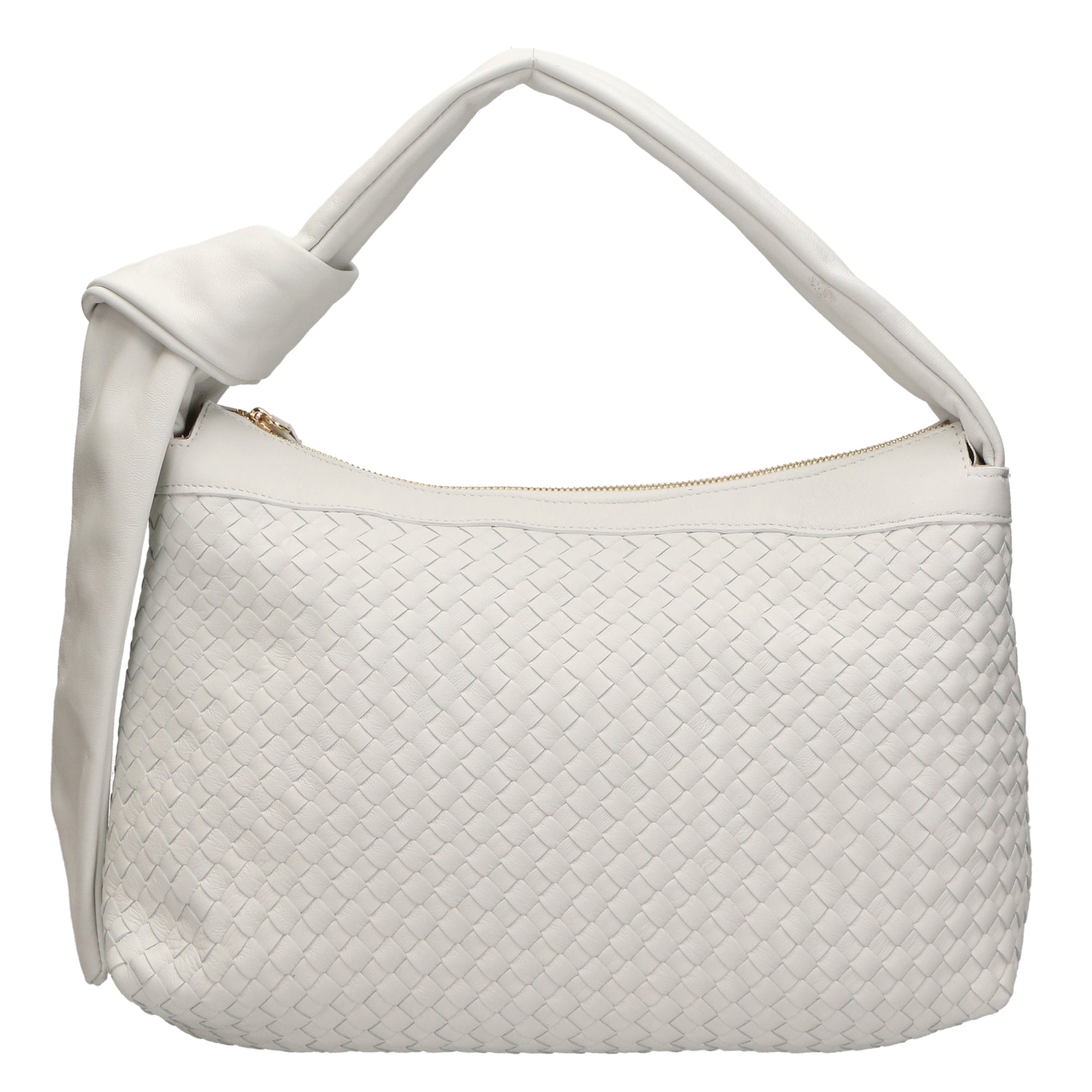 Iole Borsa a spalla da donna Vera pelle 06051-BIANCO FREDDO Gave Lux
