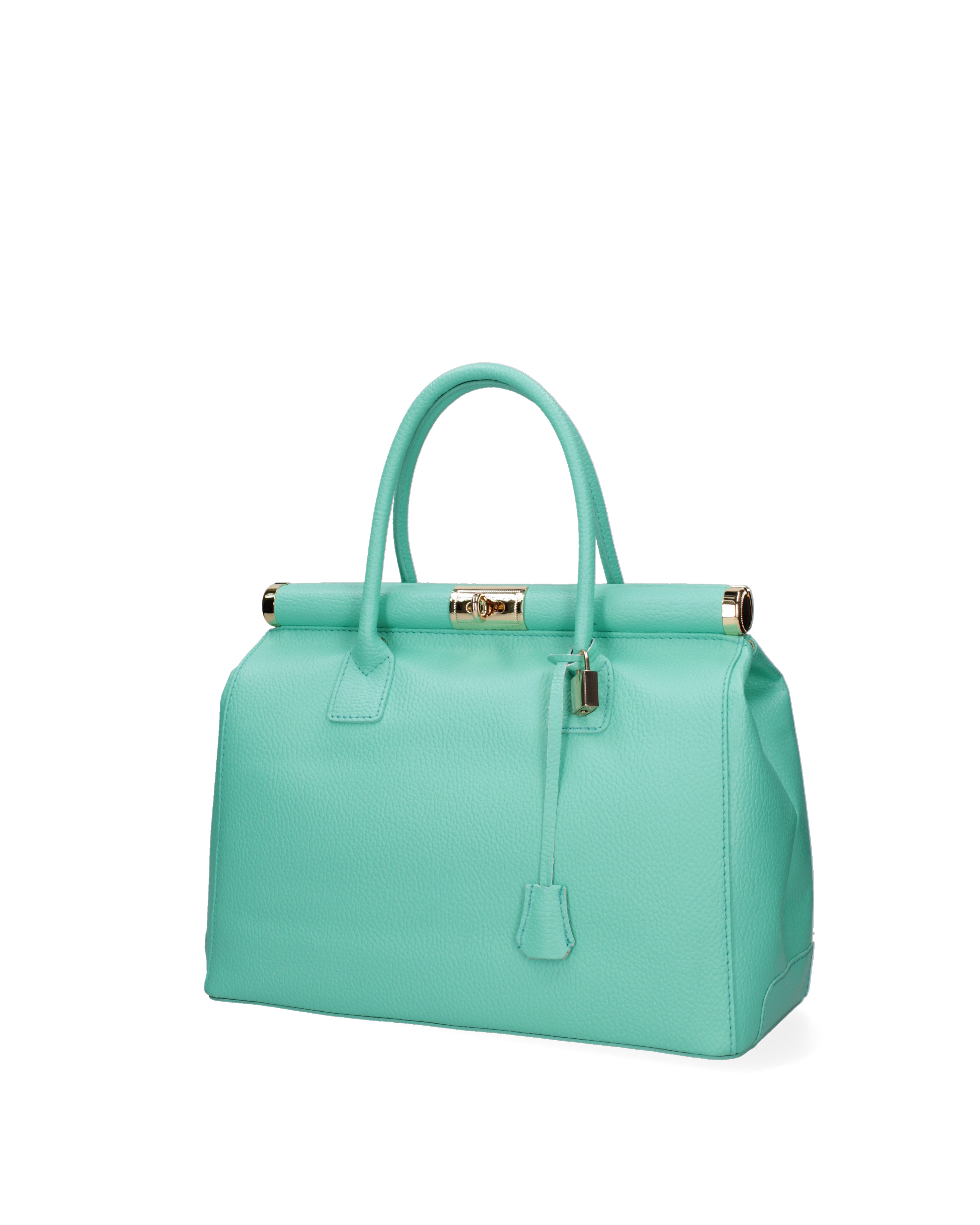 Aleria Borsa a mano da donna Vera pelle 8005-D30 SMERALDO Gave Lux