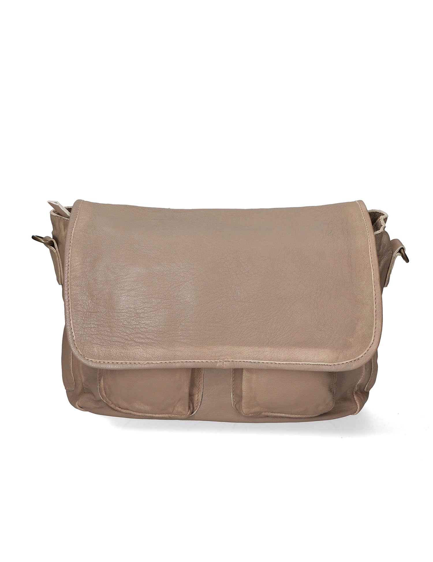 Clio Borsa a spalla da donna Vera pelle 5561-04 TAUPE Gave Lux