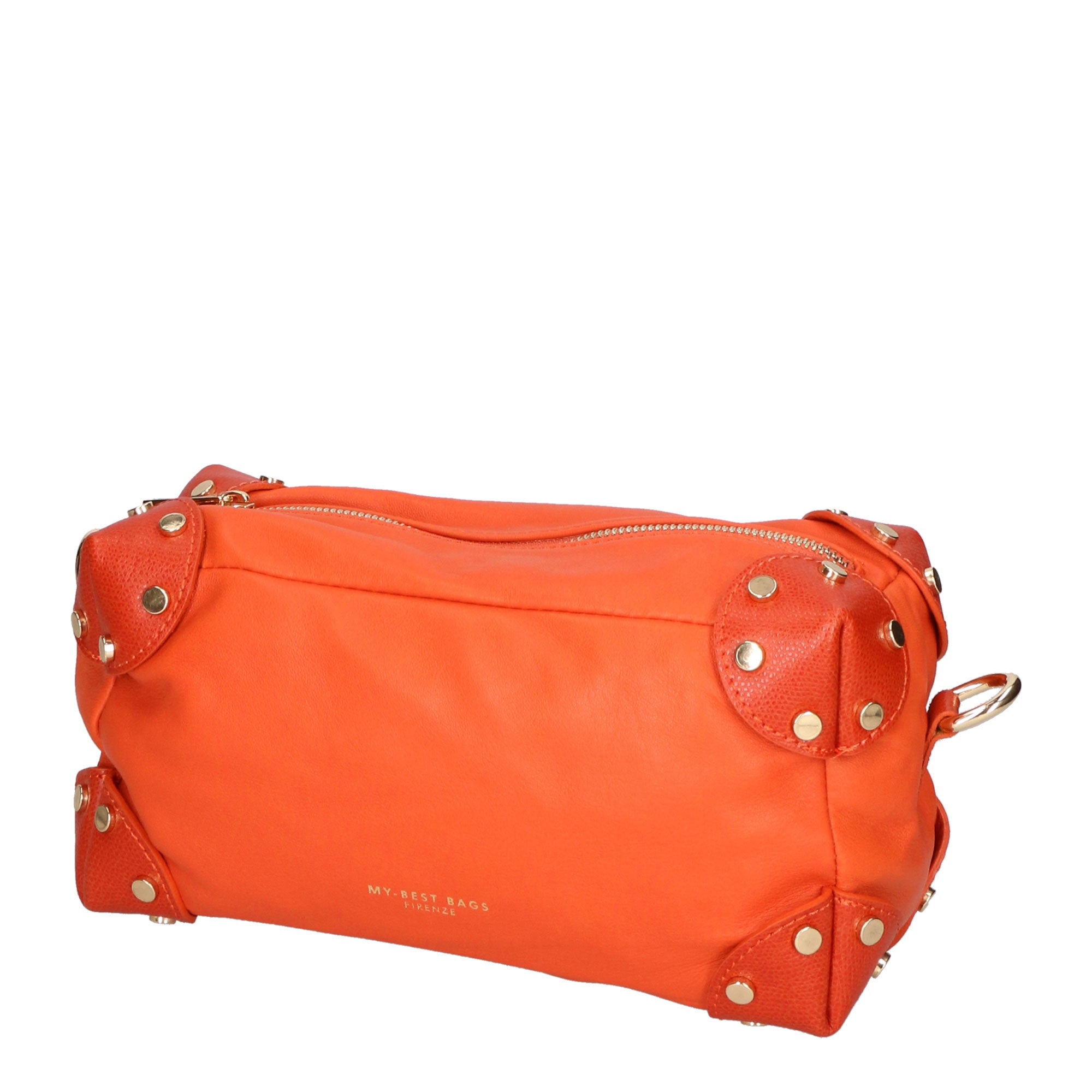 Borsa a tracolla da donna Vera pelle MYB-6011-FW-VERMIGLIO+P620 MATTONE My Best Bag
