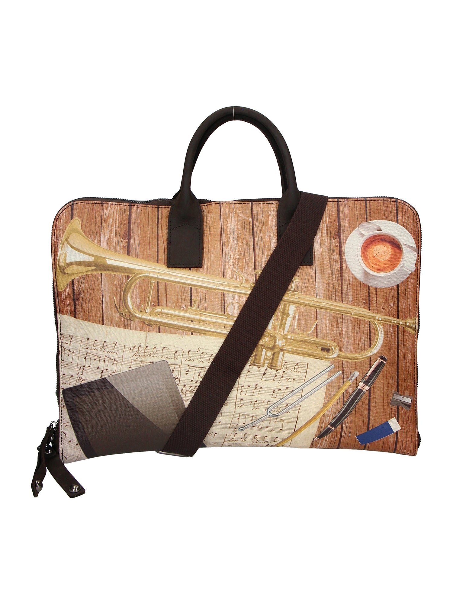 Michela Borsa a mano da donna Vera pelle ZG3007-MUSICA Gave Lux