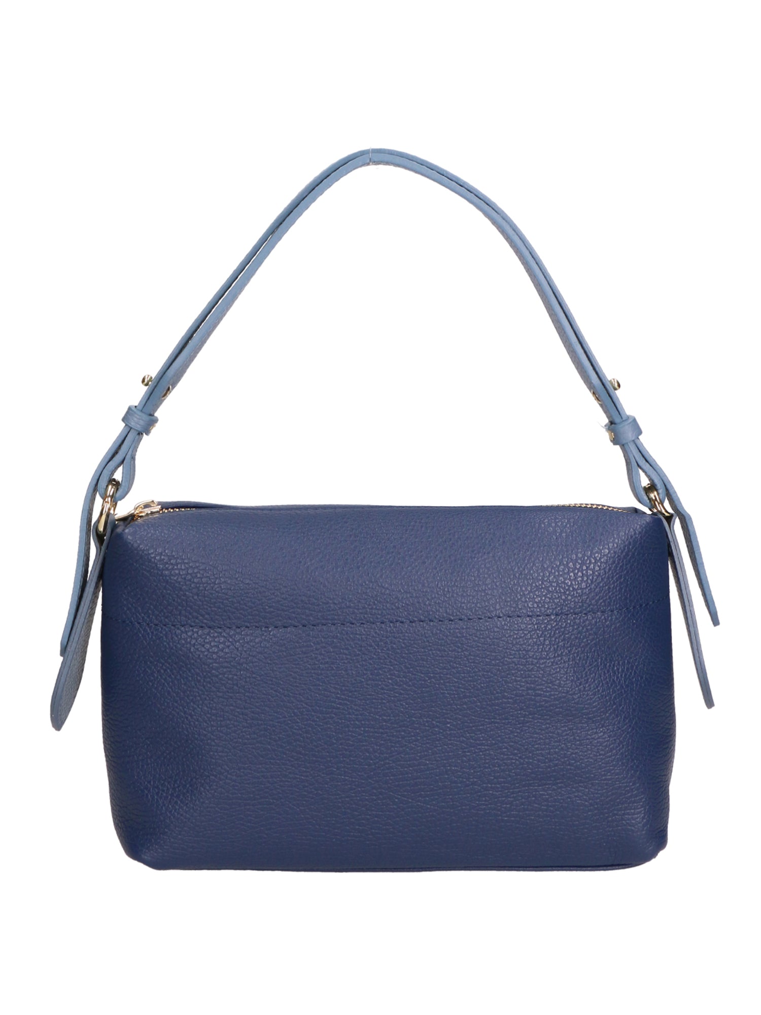 Vivienne Borsa a spalla da donna Vera pelle 06674-D24 BLU + D41 C.ZUCC. Gave Lux