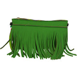 Oxsana Borsa a spalla da donna Neoprene 1311-VERDE GREEN Gave Lux