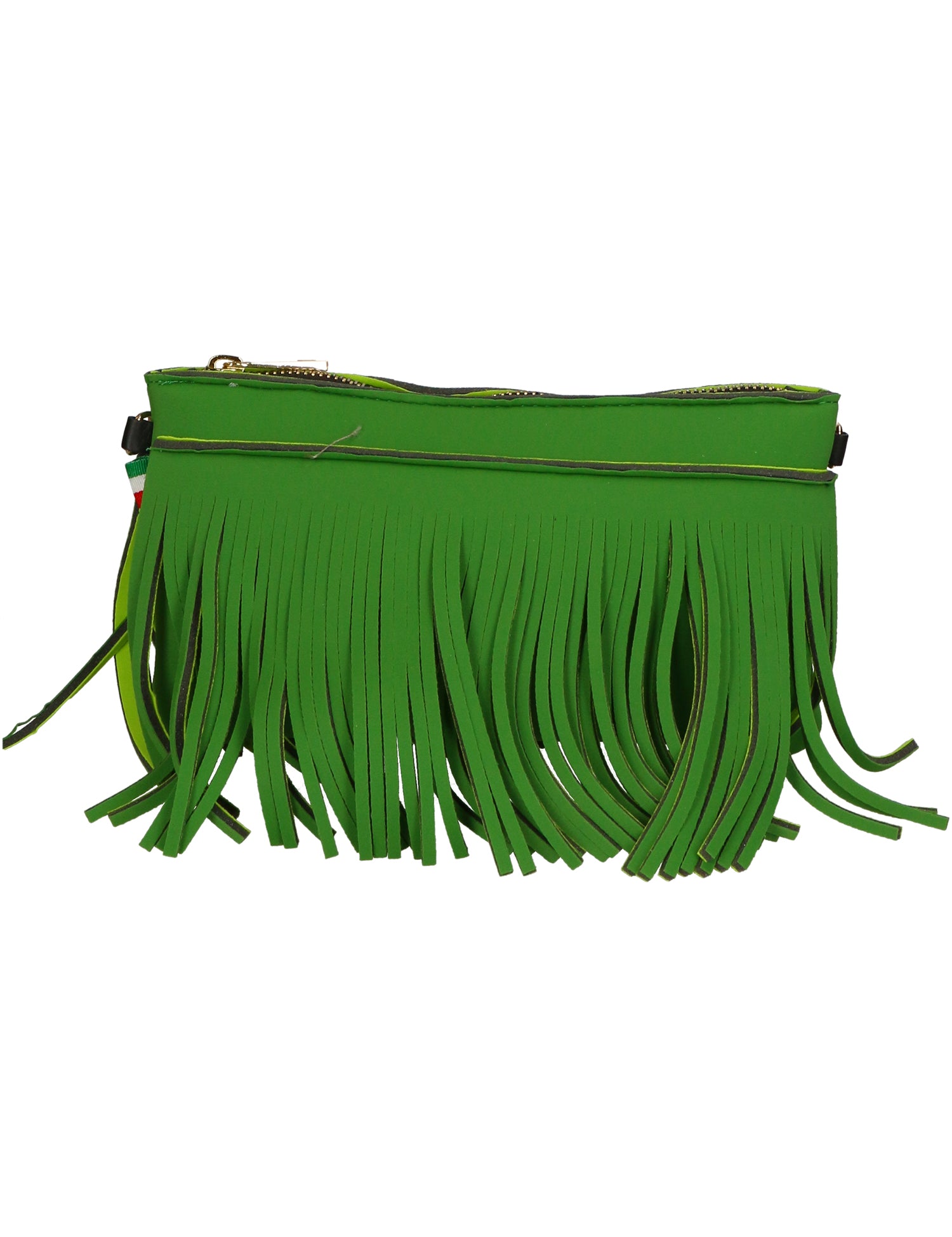 Oxsana Borsa a spalla da donna Neoprene 1311-VERDE GREEN Gave Lux