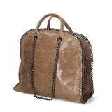 Erebea Borsa a mano da donna Vera pelle 80020-TAUPE Gave Lux