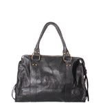 Novara Borsa a spalla da donna Vera pelle 06090 LM-L022 NERO Gave Lux