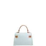 Borsa a mano da donna 100% vera pelle 07221-D102 CIELO+D44 CUOIO Roberta Rossi